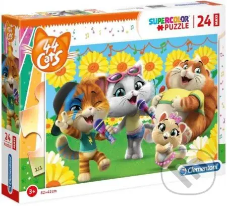 Maxi - 44 Cats - puzzle z kategorie Maxi dílky