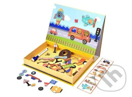 Kreativní magnetická sada - dopravní prostředky - hra z kategorie Vzdělávací hry