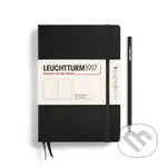 Leuchtturm1917 Zápisník Black Medium A5 čistý