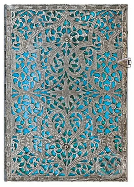 Paperblanks - Maya Blue (midi, linajkový)