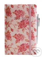 Diář 18 měsíční Růžičky (18 měsíční diáře 2021-2022)