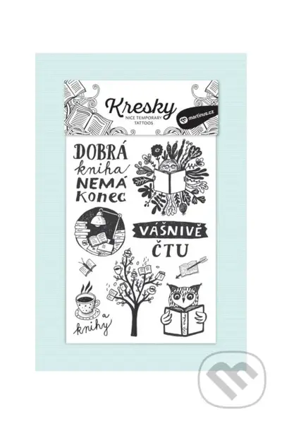 Kresky: Knihomolské s Martinusem (Dočasné tetování)