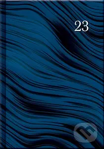 Denní diář A5 cz/sk Print Blue