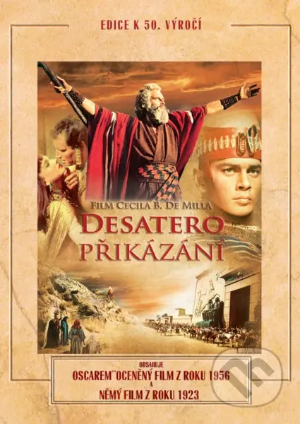 Desatero přikázání - Edice k 50. výročí (3DVD) - Cecil B. DeMille - film z kategorie Filmová historická dramata