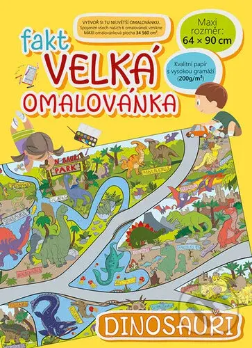 Fakt velká omalovánka - Dinosauři