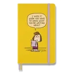 Zápisník Moleskine Peanuts - L, linkovaný, žlutý