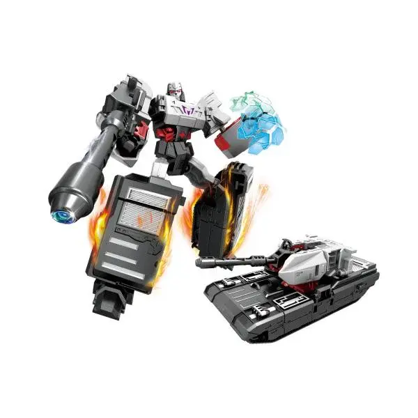 Autorobot Tank King černý 19 cm