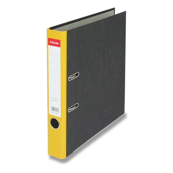 Pákový pořadač Esselte Mramor, A4, 50 mm - žlutý