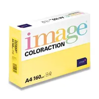 Barevný papír Image Coloraction, 160 g, 250 listů - Pastelově žlutá