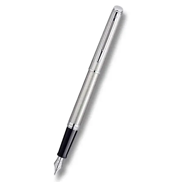 Plnicí pero Waterman Hémisphère Stainless Steel CT - hrot F
