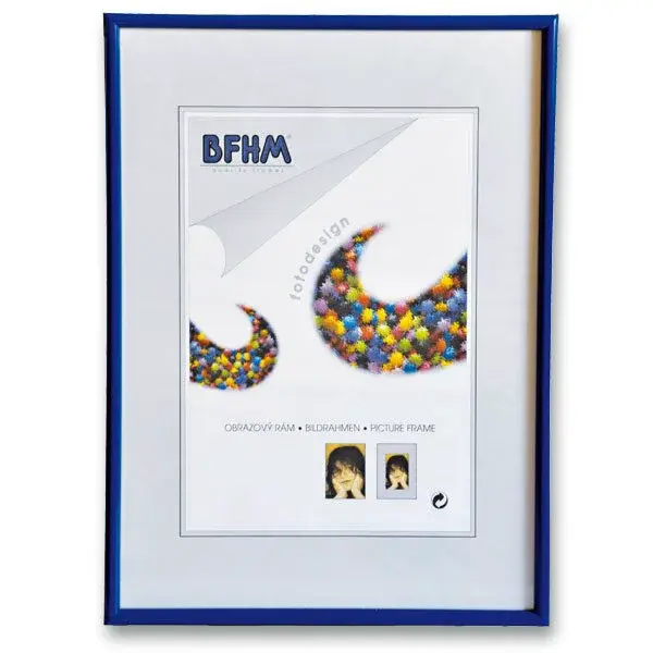 Obrazový rám BFHM - plastový rám A3 - modrý