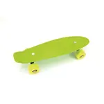 Skateboard - pennyboard 43cm, nosnost 60kg plastové osy, zelená, žlutá kola