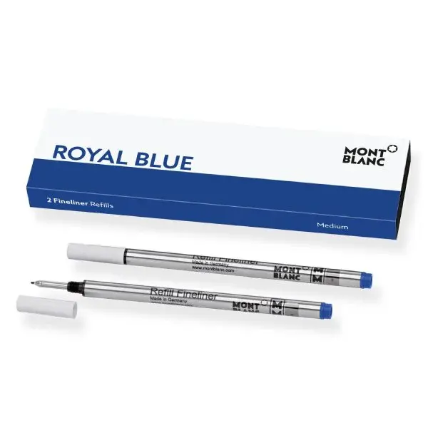 Náplň Montblanc do finelinerů, royal blue, 2 ks, šíře M