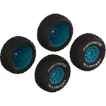 Arrma kolo s pneu dBoots Fortress, disk modrý (4): Grom