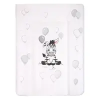 Přebalovací podložka měkká New Baby Zebra bílá 70x50