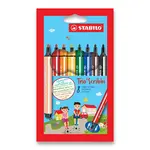 Dětské fixy STABILO Trio Scribbi - 8 barev