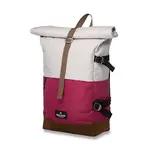 Ruksak Walker Roll-up Two Popcorn/Fresh Pink, šedá/ružová