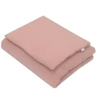 Mušelínová sada s výplní New Baby 80x70 cm růžová