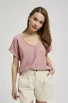 Marisse Women's Blouse L-Ts-4367 Dusty Pink