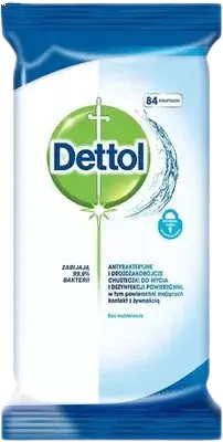 DETTOL Antibakteriálne obrúsky na povrchy 80 ks