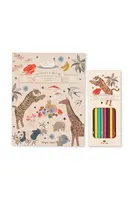 Omalovánky Konges Sløjd ACTIVITY BOOK WITH COLOURING PENCILS
