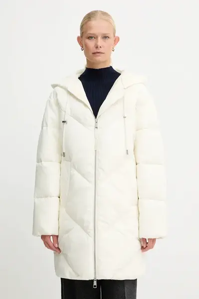 Bunda BOSS Orange C_Piapolly béžová barva, zimní, 50548027