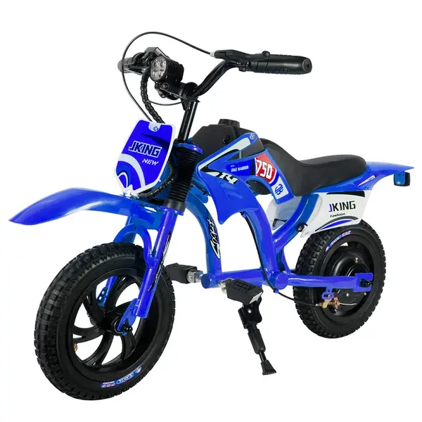 JKING C6 Electric Motorcycle for Kids Blue