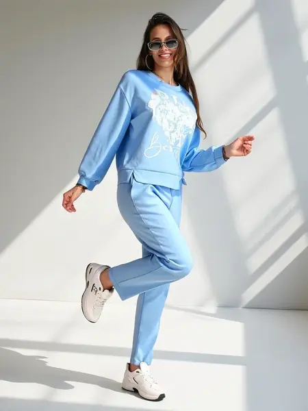 Resti Women's viscose set with print