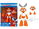 Cut Man 4.5" Moveable Figure with Accessories and Alternate Head and Hands "Mega Man" (1987) Video Game Model by Jada