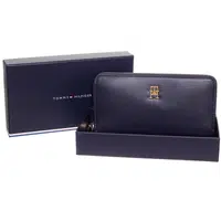 TOMMY HILFIGER WOMEN&#39;S BLUE WALLET