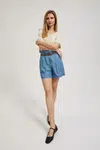 Marisse Women's Shorts L-Sh-4307 L.Blue