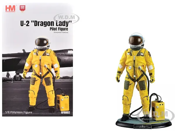 U-2 "Dragon Lady" Pilot Polyresin Statue "Statue Series" 1/8 Scale Model by Hobby Master