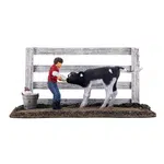 First Bottle Feeding "Boy Feeding Calf" Diorama 1/25 Metal Model by First Gear
