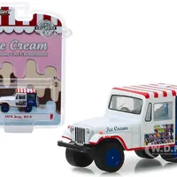 1975 Jeep DJ-5 Ice Cream Truck "Hobby Exclusive" 1/64 Diecast Model Car by Greenlight