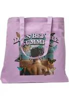 Days Before Summer Oversize Canvas Tote Bag lila