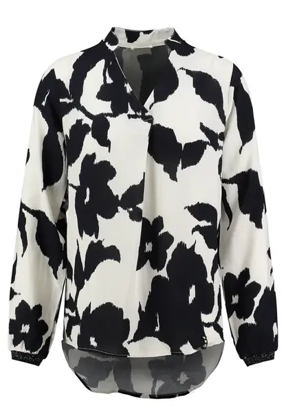 Key Largo Blúzka 'Lorelei'  čierna / biela