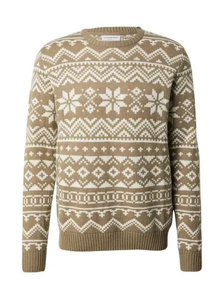 Lindbergh Sveter  tmavošedá / biela