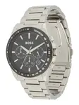BOSS Analógové hodinky 'Strike'  strieborná