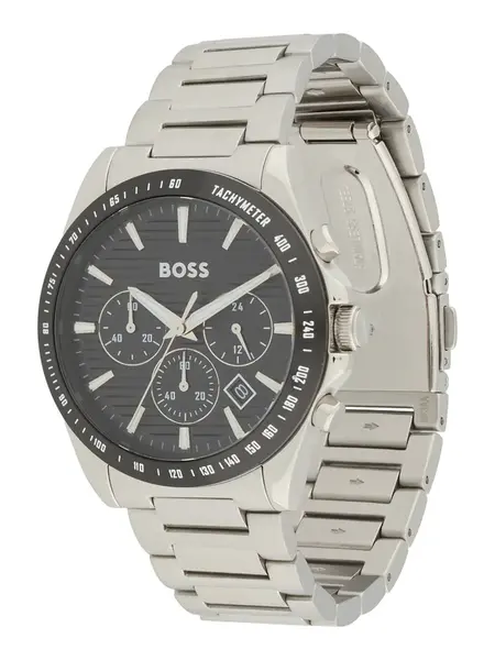 BOSS Analógové hodinky 'Strike'  strieborná