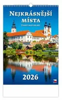 Kalendář nástěnný 2026 - Nejkrásnější místa České republiky