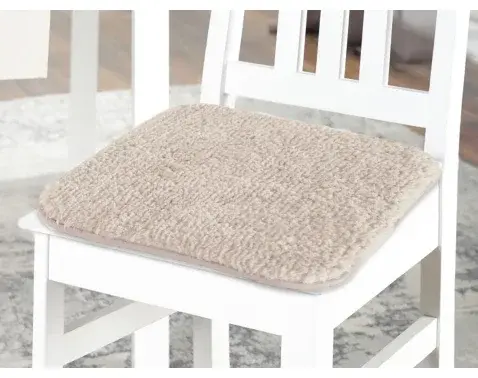 Podsedák na stoličky Rabbit Teddy 38x38 cm, slonová kosť%