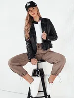 Dámská koženová bunda BAILO Barva černá DSTREET