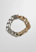 Dvoubarevný náramek - zlaté a stříbrné barvy