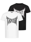 Tapout Tričko 'Amboyn'  čierna / biela