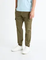 Celio Kalhoty slim cargo Dolyte - Pánské