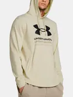 Under Armour Mikina UA Rival Terry Graphic Hood-BRN - Pánské