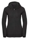 Women's Authentic Melange Zipped Hooded Sweat Russell