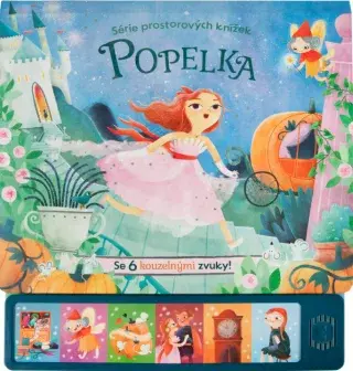 Popelka - Zvuková 3D kniha - Jacob Grimm, Wilhelm Grimm, Leanne Felton