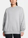 Dámská mikina Under Armour Rival Fleece OS Crew-GRY - Dámské