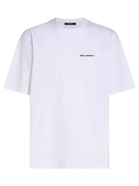 Karl Lagerfeld Tričko  čierna / biela